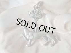 画像4: I様ご予約品【ブルターニュ紋章シンボルエルミーヌ】【王冠を被ったオコジョ】【シルバー製チャーム】フランス・アンティーク＆ヴィンテージ品