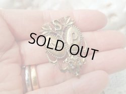 画像5: 【透かし装飾ピン】【SAPPPアルファベット聖ペテロ聖パウロ頭文字】フランス・アンティーク＆ヴィンテージ聖品