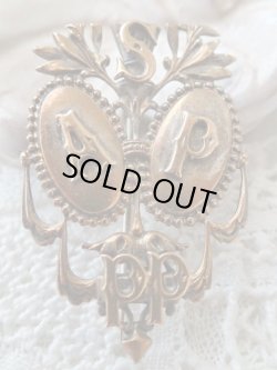 画像8: 【透かし装飾ピン】【SAPPPアルファベット聖ペテロ聖パウロ頭文字】フランス・アンティーク＆ヴィンテージ聖品