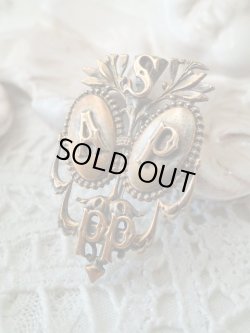 画像4: 【透かし装飾ピン】【SAPPPアルファベット聖ペテロ聖パウロ頭文字】フランス・アンティーク＆ヴィンテージ聖品