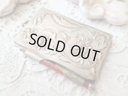 画像7: 【アールヌーヴォー調ヒイラギと雛菊】【ダンスカードブック】イタリア・アンティーク＆ヴィンテージ品