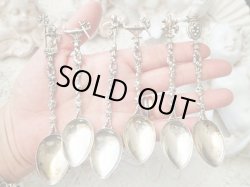 画像13: 【シルバー800製カフェスプーン】【Firenzeシリーズ6本組内2本セット】【獅子とゴンドラ】イタリア・アンティーク＆ヴィンテージ品