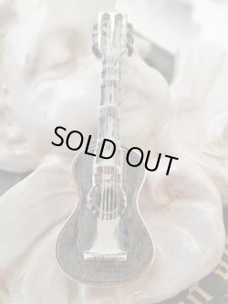 画像4: 【シルバー925製ミニチュア楽器】【スタンド付きギター】イタリア・アンティーク＆ヴィンテージ品