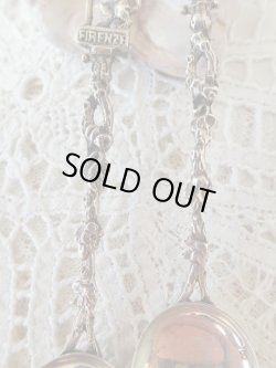 画像5: 【シルバー800製カフェスプーン】【Firenzeシリーズ6本組内2本セット】【獅子とゴンドラ】イタリア・アンティーク＆ヴィンテージ品