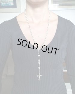 画像12: 【白蝶貝大珠】【シルバー】【透かしクロスとアールヌーヴォー装飾センターメダイ】フランス・アンティーク＆ヴィンテージロザリオ