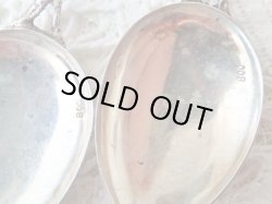 画像6: 【シルバー800製カフェスプーン】【Firenzeシリーズ6本組内2本セット】【天使とゴンドラ】イタリア・アンティーク＆ヴィンテージ品