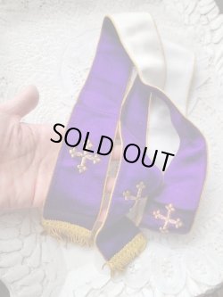 画像3: 【聖職者携帯用聖品BOX入り一式の内1点】【司祭が使用していたストラ】イタリア・アンティーク＆ヴィンテージ聖品