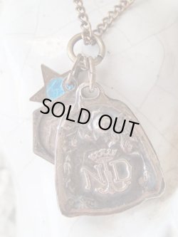 画像3: 【ルルドの聖母】【星型ブルー2色遣いエナメルと変わりメダイ3点セット】フランス・アンティーク＆ヴィンテージメダイ