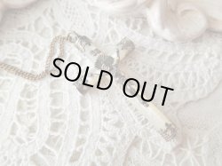 画像11: 【白蝶貝とシルバー製透かしフルールドリス先端飾りロザリオ用クロス】【1899年】フランス・アンティーク＆ヴィンテージクロス