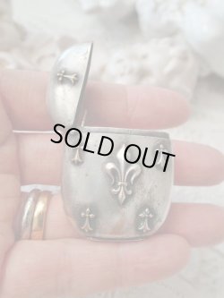 画像7: 【ブルターニュ紋章エルミーヌプランとフルールドリス】【マッチケース】フランス・アンティーク＆ヴィンテージ品