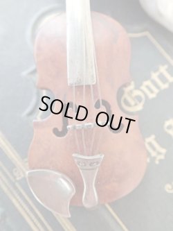 画像7: 【シルバー925と木製ミニチュア楽器】【バイオリンと弓】イタリア・アンティーク＆ヴィンテージ品