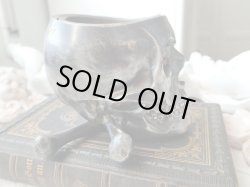 画像4: 【メメントモリ】【交差する骨と頭蓋骨型器】【1904年】ドイツ・アンティーク＆ヴィンテージ品