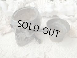 画像9: 【メメントモリ】【交差する骨と頭蓋骨型器】【1904年】ドイツ・アンティーク＆ヴィンテージ品