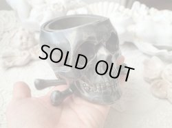 画像15: 【メメントモリ】【交差する骨と頭蓋骨型器】【1904年】ドイツ・アンティーク＆ヴィンテージ品