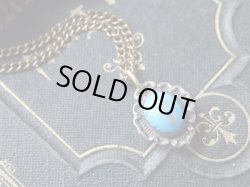 画像5: 【ターコイズ風樹脂嵌めこみ両面ペンダントトップ】【十字架と聖母子あるいはイエスキリスト】フランス・アンティーク＆ヴィンテージメダイ