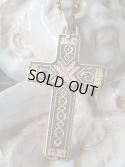 画像2: 【オリエンタル文様象嵌細工】【ロザリオ用クロス】イタリア・アンティーク＆ヴィンテージクロス