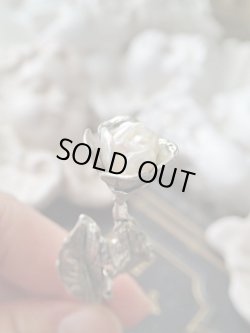 画像2: 【シルバー800製ミニチュア動植物】【お花１】【淡水パールバロック】イタリア・アンティーク＆ヴィンテージ品