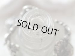 画像10: 【キューピッドと透かし細工】【ローズカットブルーガラス付蓋香水瓶】【パフュームボトル】フランス・アンティーク＆ヴィンテージ品