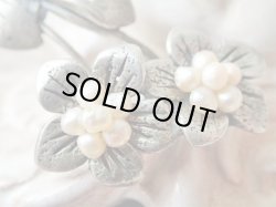 画像2: 【シルバー800製ミニチュア動植物】【お花2】【淡水シードパール】イタリア・アンティーク＆ヴィンテージ品