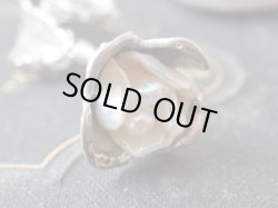 画像5: 【シルバー800製ミニチュア動植物】【お花１】【淡水パールバロック】イタリア・アンティーク＆ヴィンテージ品