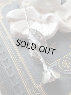 画像6: 【シルバー800製ミニチュア動植物】【お花１】【淡水パールバロック】イタリア・アンティーク＆ヴィンテージ品