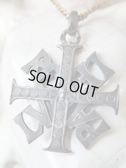 画像2: 【シルバー】【モノグラムクロス型メダイ】【1912年】【リュシアン・クドレ作】フランス・アンティーク＆ヴィンテージメダイ