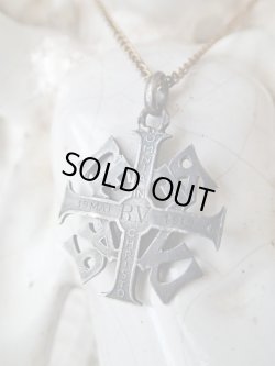 画像3: 【シルバー】【モノグラムクロス型メダイ】【1912年】【リュシアン・クドレ作】フランス・アンティーク＆ヴィンテージメダイ