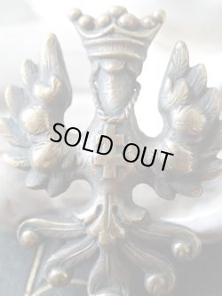 画像6: 【アルザス＝ロレーヌ】【王冠と鷲とロレーヌ十字の紋章ブローチ大】フランス・アンティーク＆ヴィンテージ聖品