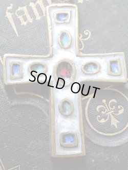 画像5: 【4色エナメルクロス】【宝石留風デザイン】フランス・アンティーク＆ヴィンテージクロス