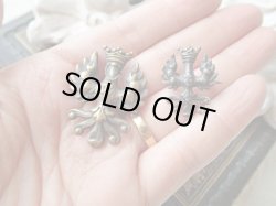 画像7: 【アルザス＝ロレーヌ】【王冠と鷲とロレーヌ十字の紋章ブローチ大】フランス・アンティーク＆ヴィンテージ聖品