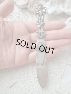 画像10: 【アールデコ調透かし細工百合とノートルダム頭文字】【ペーパーナイフ兼ブックマーク】フランス・アンティーク＆ヴィンテージ聖品