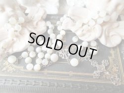 画像3: 【白蝶貝大珠】【シルバー】【透かしクロスと透かし聖母モノグラムセンターメダイ】フランス・アンティーク＆ヴィンテージロザリオ