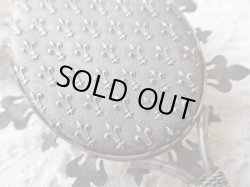 画像10: 【アンヌ・ド・ブルターニュ紋章王冠とエルミーヌ】【フルールドリス装飾手鏡】フランス・アンティーク＆ヴィンテージ品