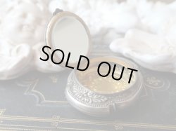 画像5: 【ルイ12世紋章王冠とヤマアラシ】【ガーランド様式】【ミラー付ミニパウダーケース】フランス・アンティーク＆ヴィンテージ品