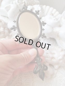 画像12: 【アンヌ・ド・ブルターニュ紋章王冠とエルミーヌ】【フルールドリス装飾手鏡】フランス・アンティーク＆ヴィンテージ品