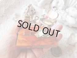 画像16: 【イタリア製ヴィンテージシルバーミニチュア】【歯科治療台】【メデューサオロ】イタリア・アンティーク＆ヴィンテージ品