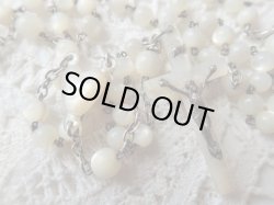 画像7: 【ALL白蝶貝】【シルバーチェーンとパーツ】フランス・アンティーク＆ヴィンテージロザリオ