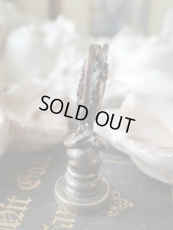 画像3: 【透かし細工シーリングスタンプ】【両面ハートにジャンヌダルク騎馬姿】フランス・アンティーク＆ヴィンテージ品