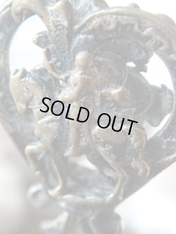 画像7: 【透かし細工シーリングスタンプ】【両面ハートにジャンヌダルク騎馬姿】フランス・アンティーク＆ヴィンテージ品