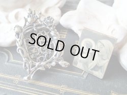 画像7: 【ルルドの聖母小祭壇】【総透かし植物装飾シルバーミニフォトスタンド】イタリア・アンティーク＆ヴィンテージ品