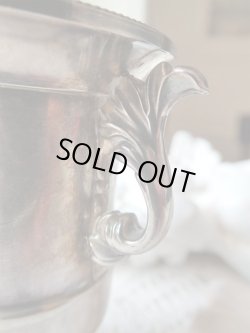 画像7: 【イングランド伝統家紋テューダー・ローズ】【シルバープレートテーブルフラワー用ベース】イギリス・アンティーク＆ヴィンテージ品