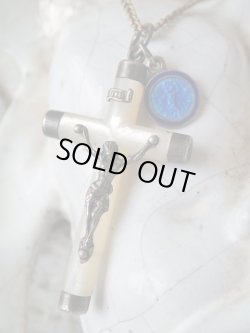 画像2: 【白蝶貝とシルバー製ロザリオ用クロス】フランス・アンティーク＆ヴィンテージロザリオ