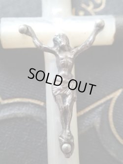 画像5: 【白蝶貝とシルバー製ロザリオ用クロス】フランス・アンティーク＆ヴィンテージロザリオ