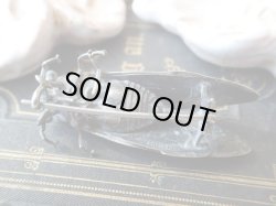 画像4: 【リアルなセミ型ブローチ】【シルバー製】【南仏の幸運モチーフ】フランス・アンティーク＆ヴィンテージ品