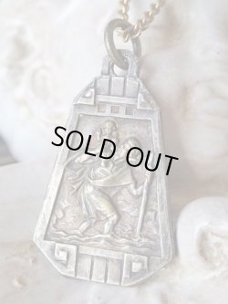 画像2: 【幼子を背負う聖クリストファー】【ルルドの聖母】【アールデコ】フランス・アンティーク＆ヴィンテージメダイ