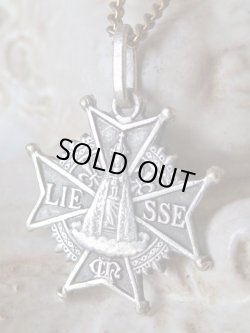 画像4: 【リエス＝ノートル＝ダム】【黒の聖母のメダイ】【マルタクロス型】フランス・アンティーク＆ヴィンテージメダイ