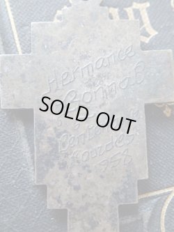 画像6: 【ルルドの聖母】【クロス型メダイ】【1958年】フランス・アンティーク＆ヴィンテージメダイ