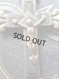 画像5: 【聖職者用キリスト磔刑十字架クルシフィクス】【クロスフローリー】フランス・アンティーク＆ヴィンテージクロス