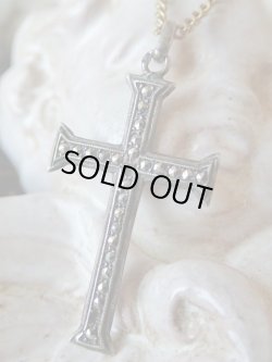 画像3: 【シルバー製クロス】【マルカジット（マーカサイト）】フランス・アンティーク＆ヴィンテージクロス