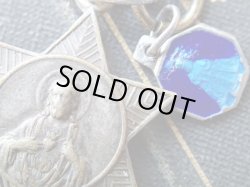 画像6: 【六芒星型】【イエスの御心聖母の御心】【プラハのイエスミニエナメルメダイ付き】フランス・アンティーク＆ヴィンテージメダイ